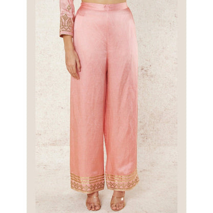 Gopi Vaid Amaaya Pink Kurta with Palazzo
