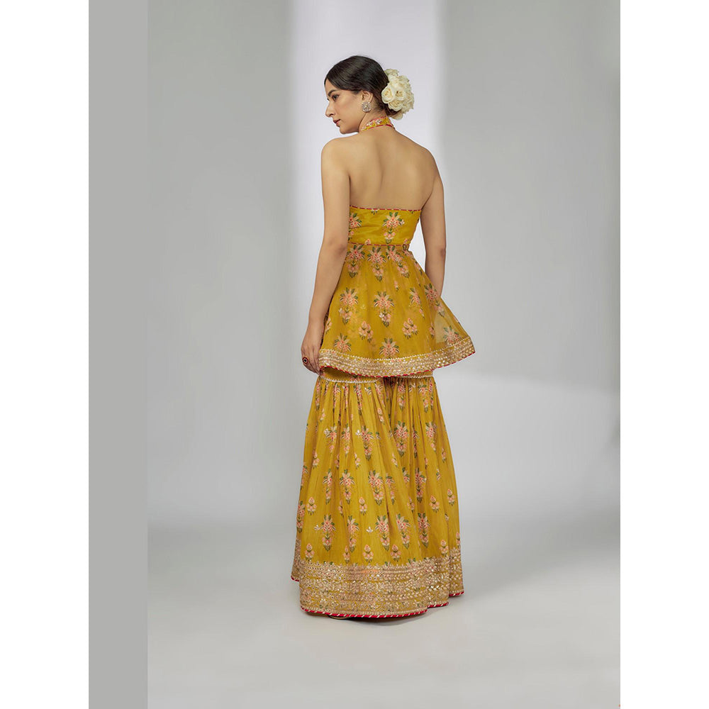 Gopi Vaid Mustard Kurt with Dupatta