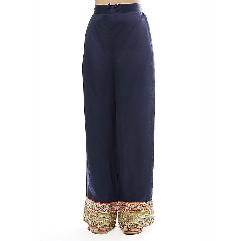 Gopi Vaid Blue Mehrunissa Kurta with Palazzo and Dupatta