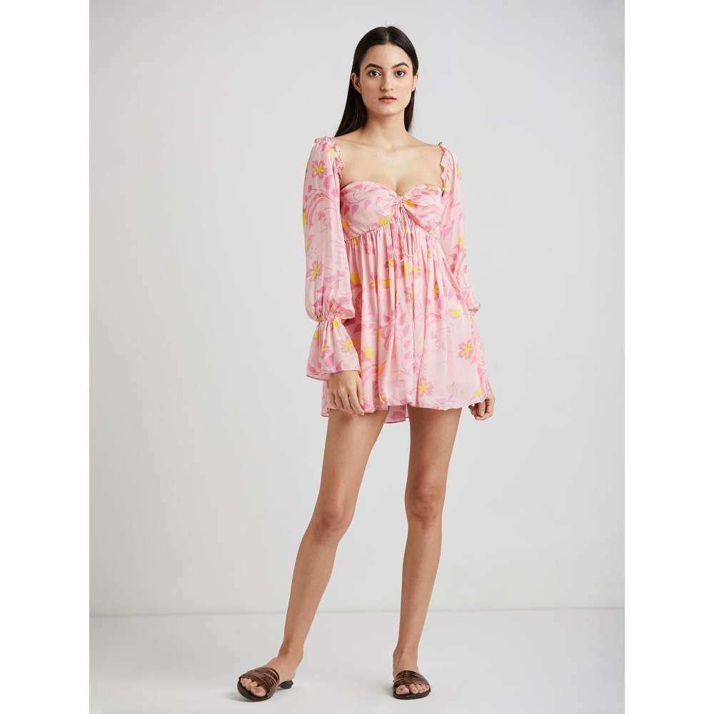 GUAPA Maria Mini Dress - Pink