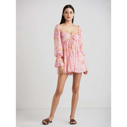 GUAPA Maria Mini Dress - Pink