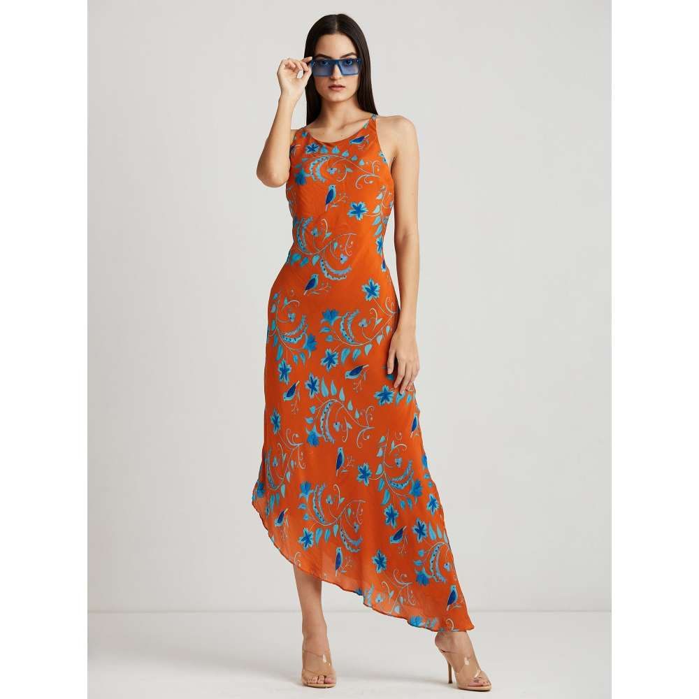 GUAPA Melo Bias Midi Dress