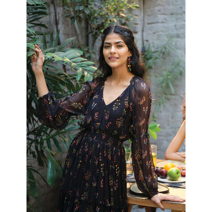GUAPA Feriha Tiered Maxi Dress