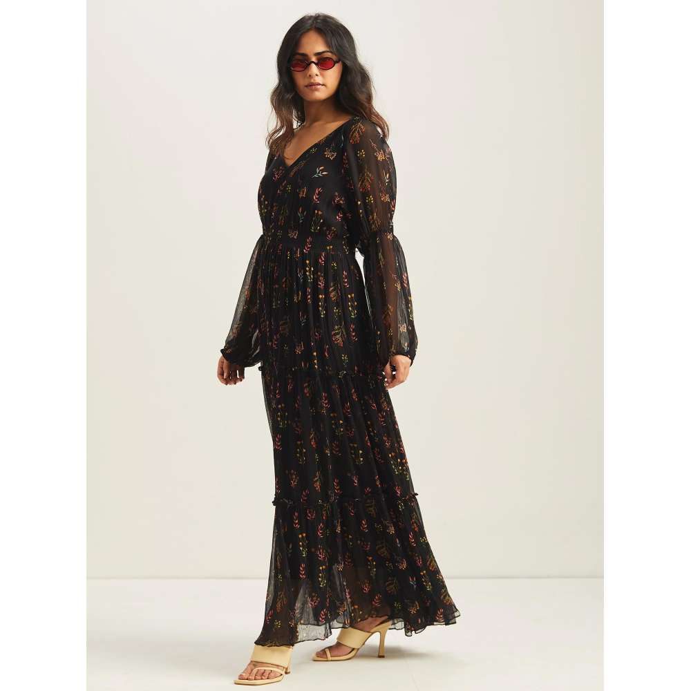 GUAPA Feriha Tiered Maxi Dress