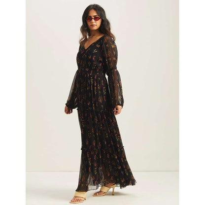 GUAPA Feriha Tiered Maxi Dress