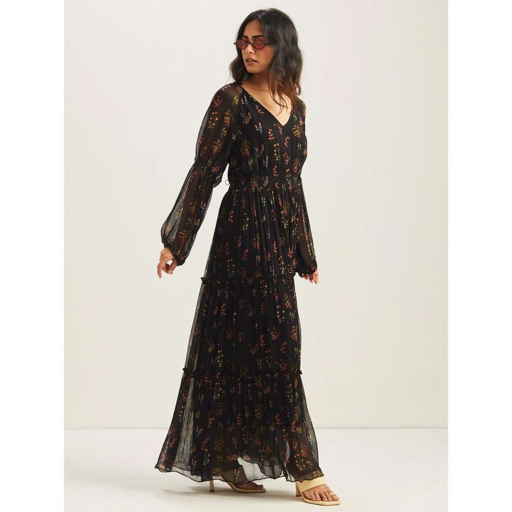 GUAPA Feriha Tiered Maxi Dress
