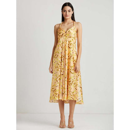 GUAPA Ishil Halter Midi Dress