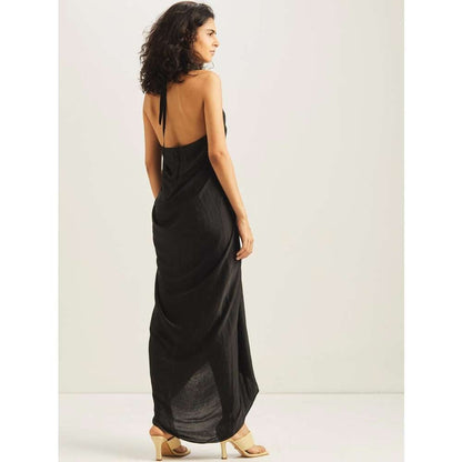 GUAPA Girlfriend Sarong Dress - Black