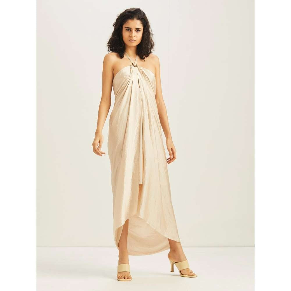 GUAPA Girlfriend Sarong Dress - Champagne