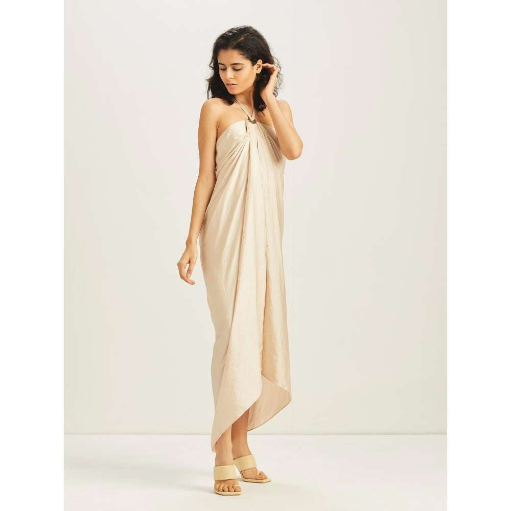 GUAPA Girlfriend Sarong Dress - Champagne