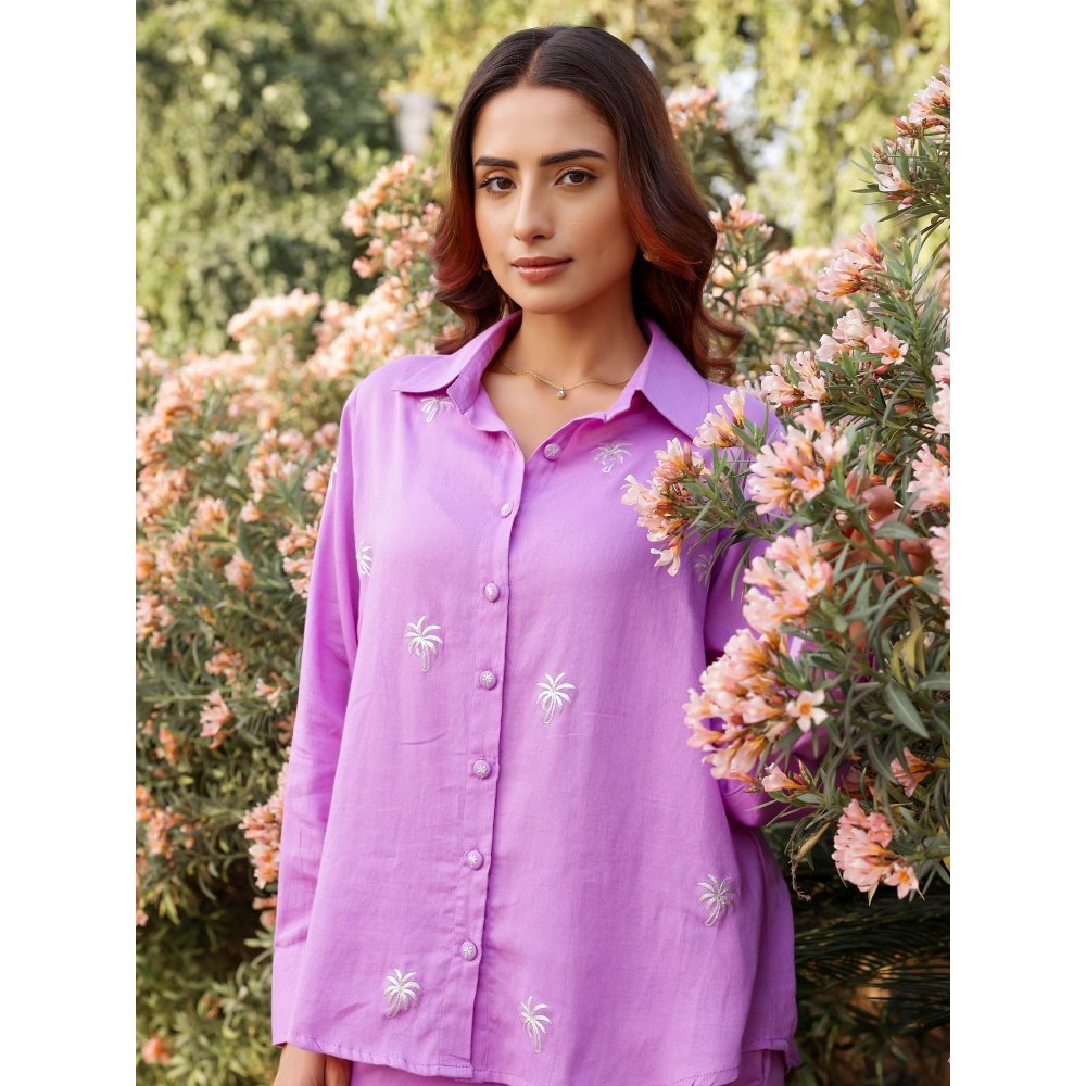 Gulaal Coconut Embroidered Shirt