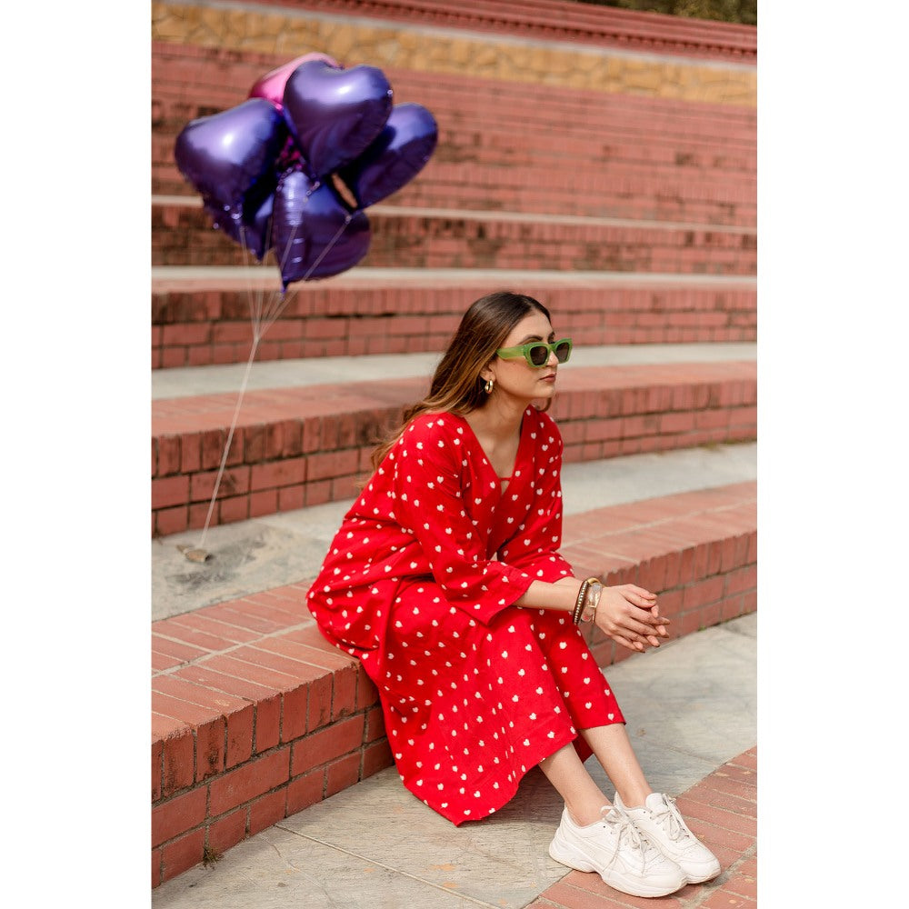 Gulabo Jaipur Dill Red Dress