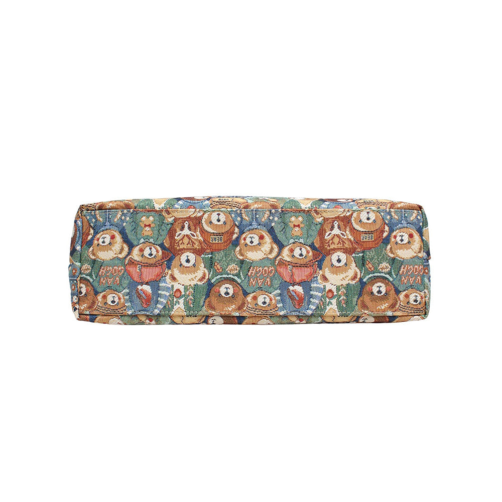 HENNEY BEAR Green Bear Tote Bag