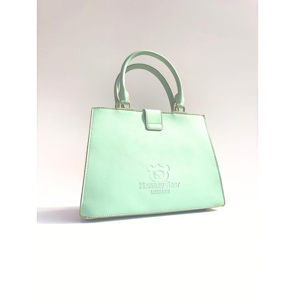 HENNEY BEAR London Bridge Top Handbag with Detachable Strap
