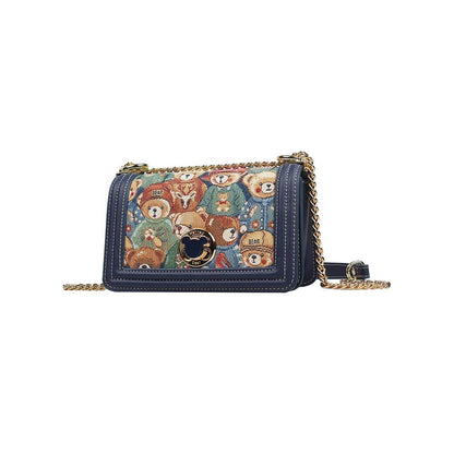 HENNEY BEAR Green Bear Sling Bag