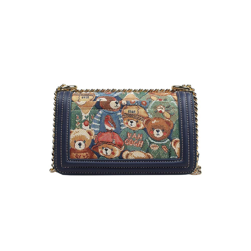 HENNEY BEAR Green Bear Sling Bag