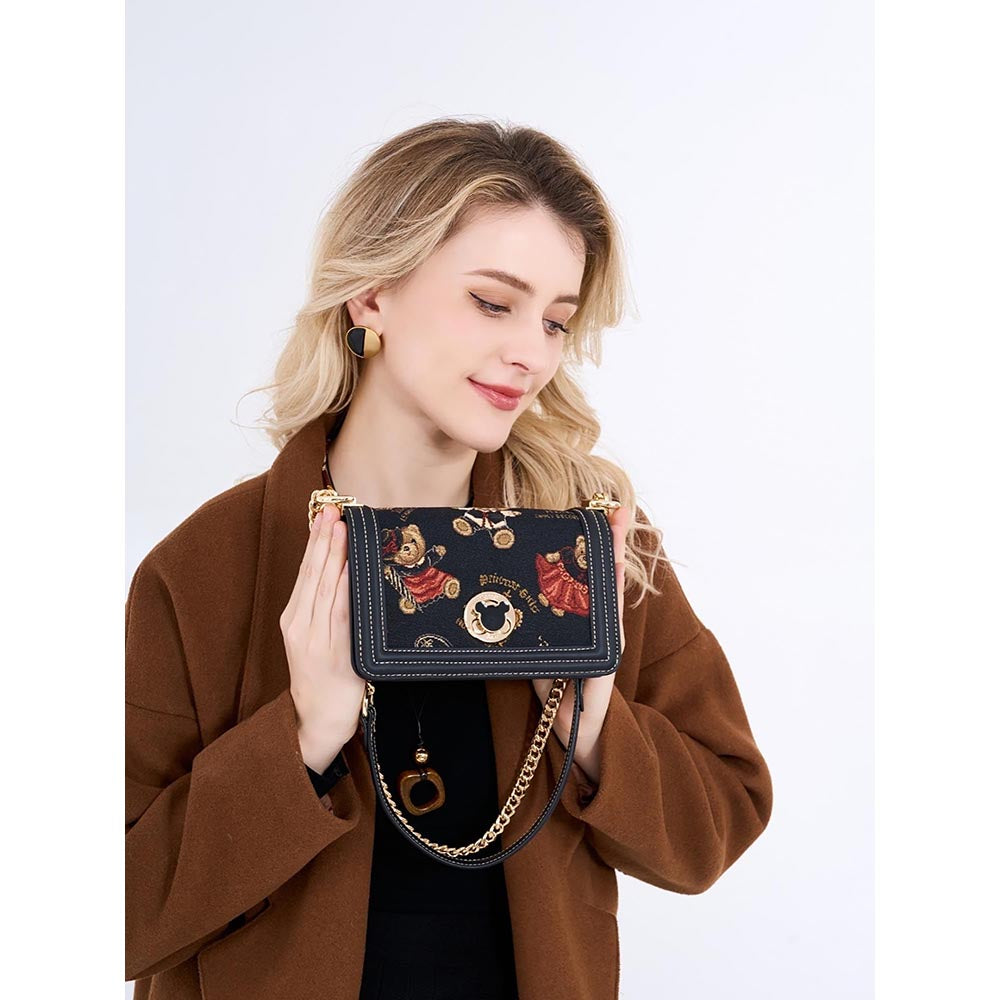 HENNEY BEAR Crown Bear Sling Bag