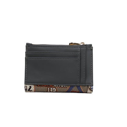 HENNEY BEAR Medal Plate Grey Wallet