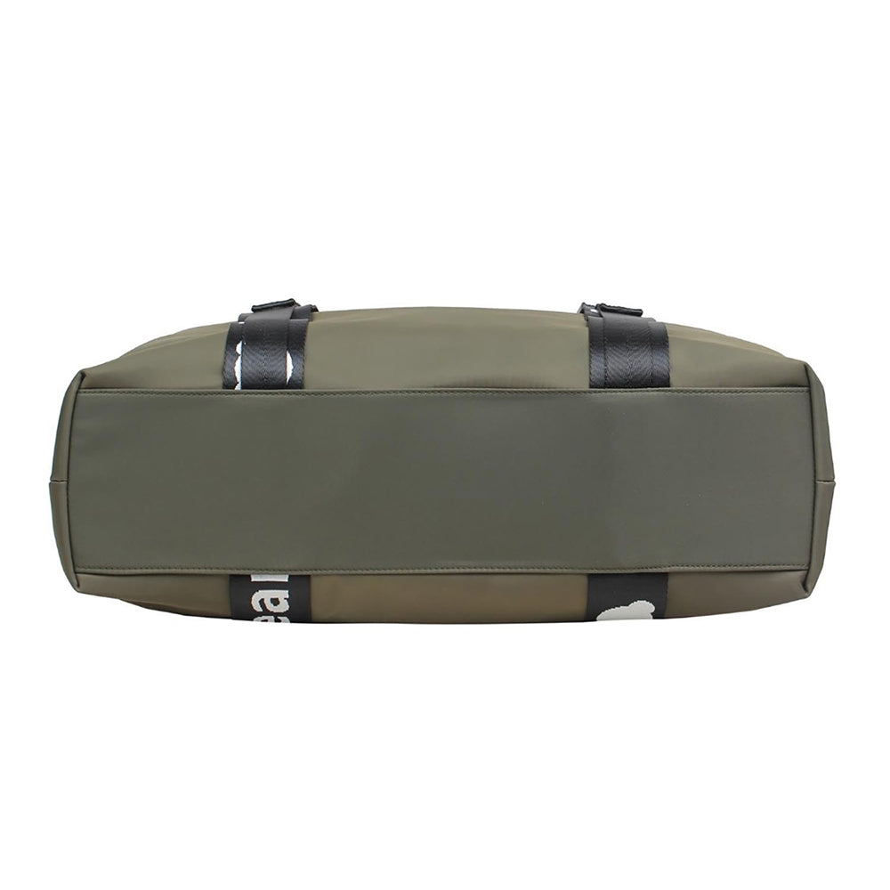 HENNEY BEAR Olive Solid Handbag