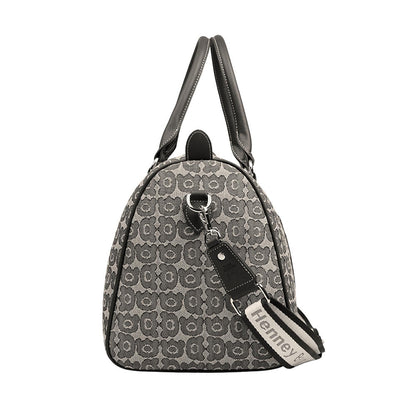HENNEY BEAR Black Bear Duffle Bag with Detachable Strap
