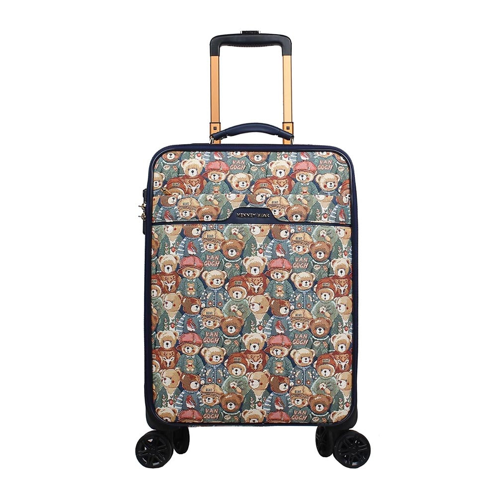 HENNEY BEAR 20 Inch Green Bear Trolley Bag