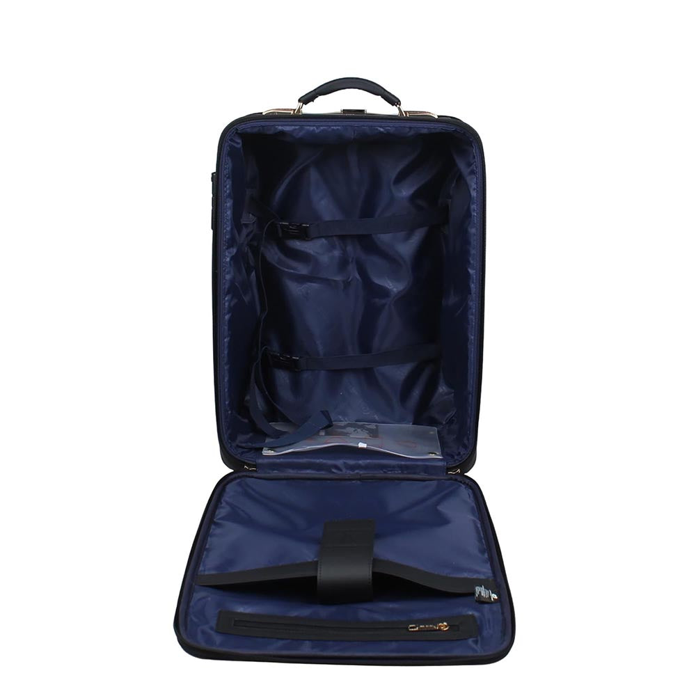 HENNEY BEAR 20 Inch Blue Hummingbird Trolley Bag