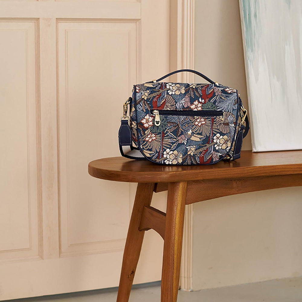 HENNEY BEAR Parrot Song Crossbody Bag with Detachable Strap