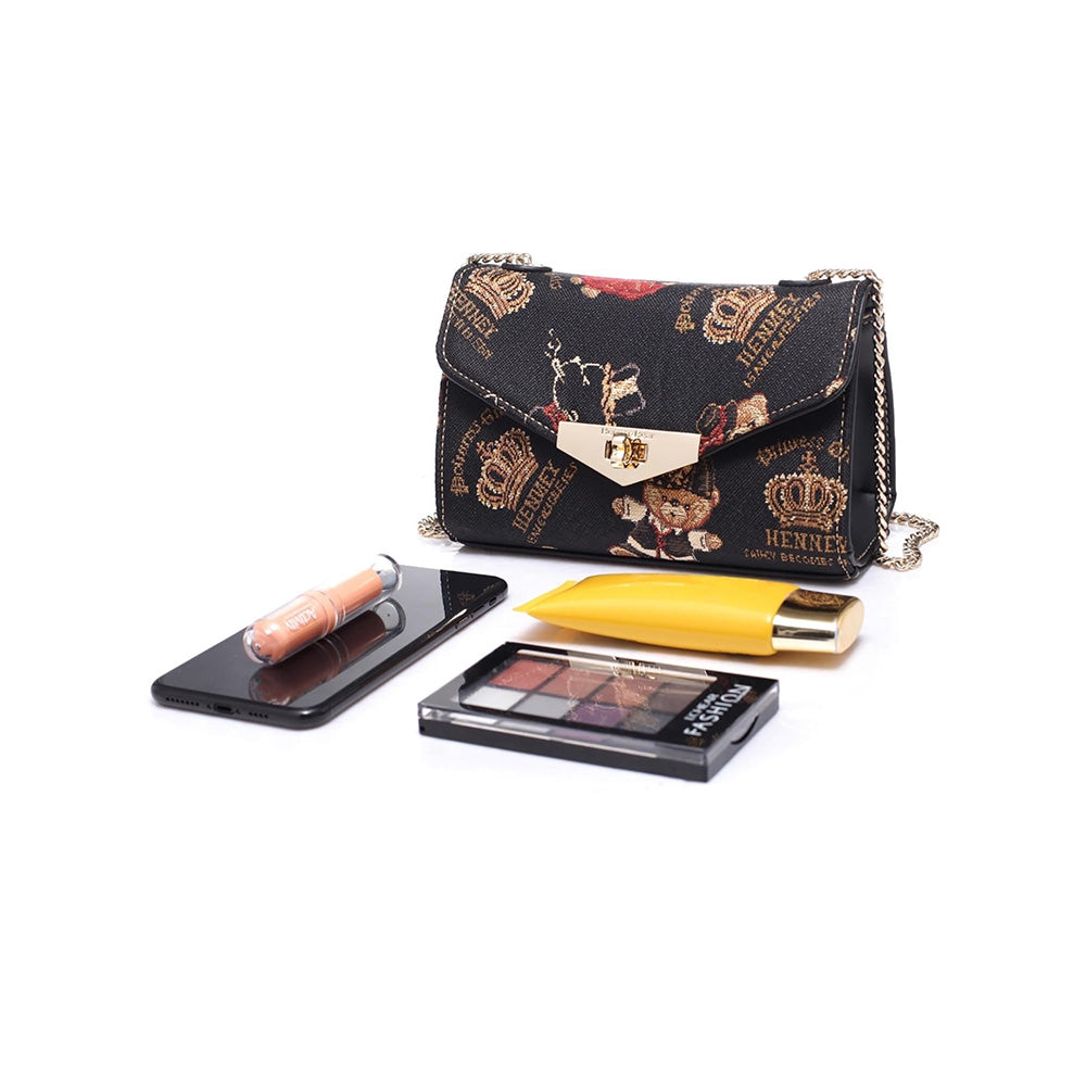 HENNEY BEAR Crown Bear Sling Bag