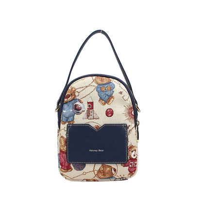HENNEY BEAR Meta Bear Crossbody Bag with Detachable Strap