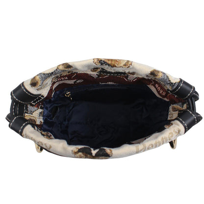 HENNEY BEAR Password Bucket Bag with Detachable Strap
