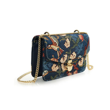 HENNEY BEAR Navy Blue Hummingbird Sling Bag