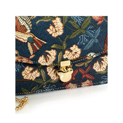 HENNEY BEAR Navy Blue Hummingbird Sling Bag