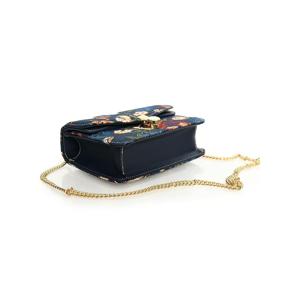 HENNEY BEAR Navy Blue Hummingbird Sling Bag