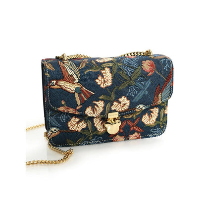HENNEY BEAR Navy Blue Hummingbird Sling Bag