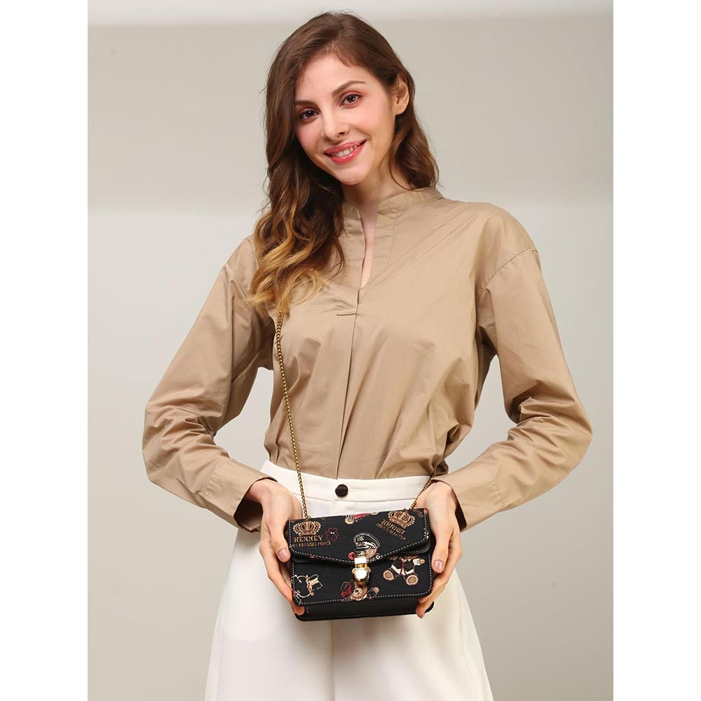 HENNEY BEAR Crown Bear Sling Bag