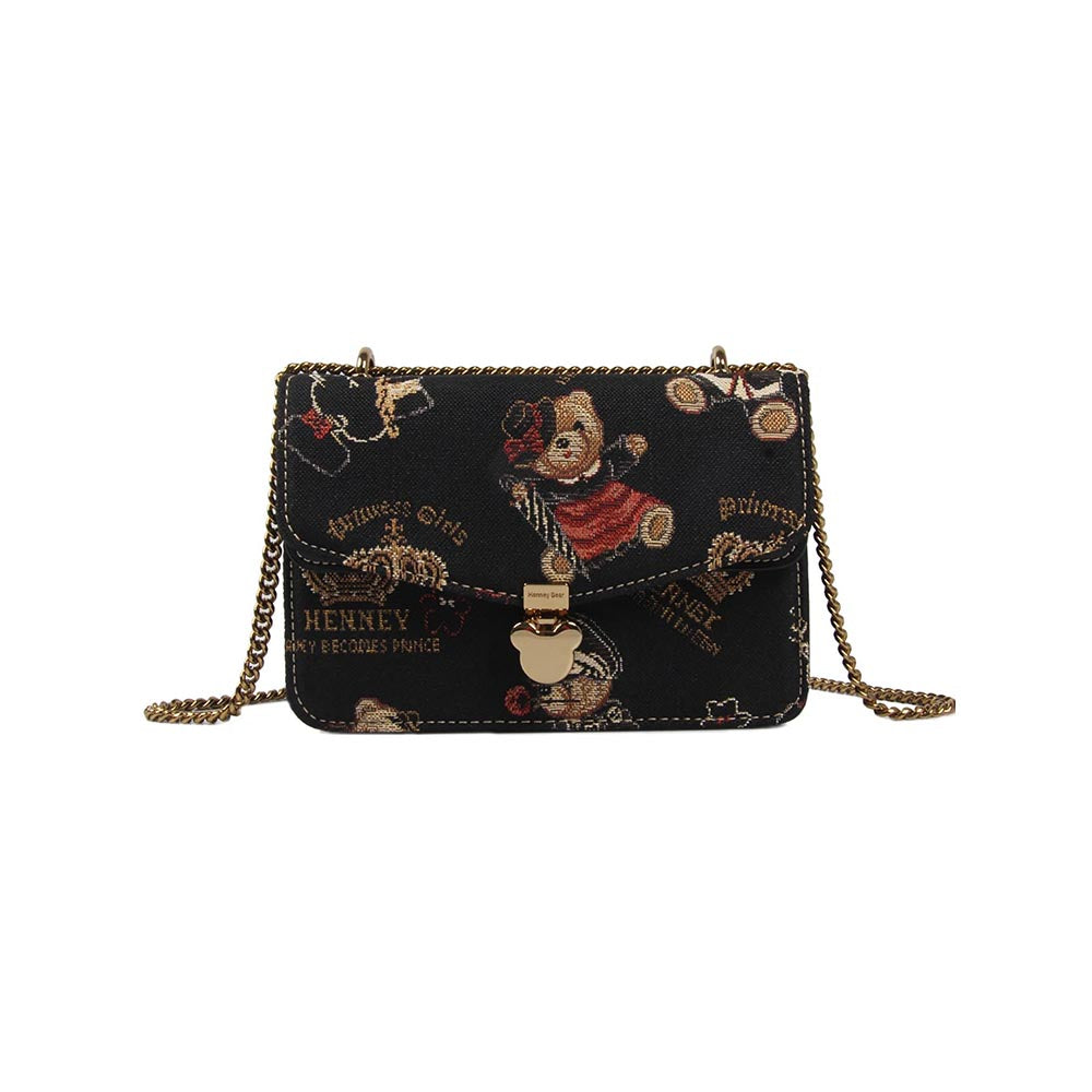 HENNEY BEAR Crown Bear Sling Bag