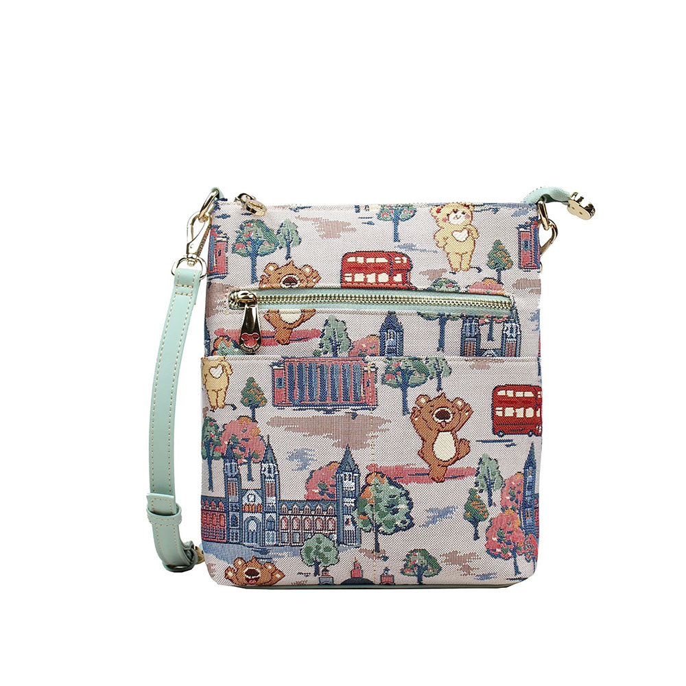 HENNEY BEAR London Bridge Sling Bag with Detachable Strap