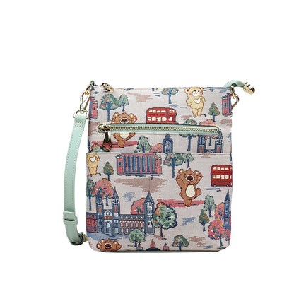 HENNEY BEAR London Bridge Sling Bag with Detachable Strap
