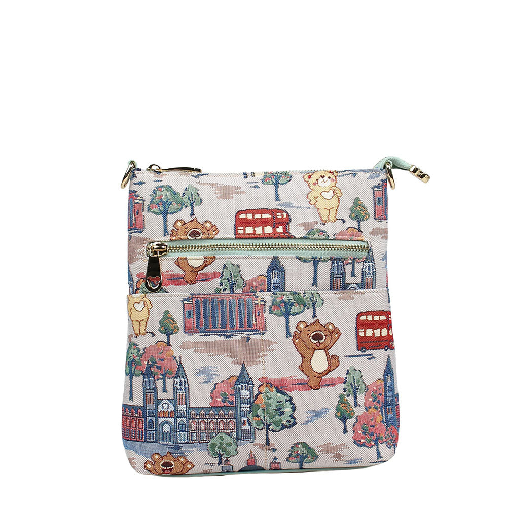 HENNEY BEAR London Bridge Sling Bag with Detachable Strap