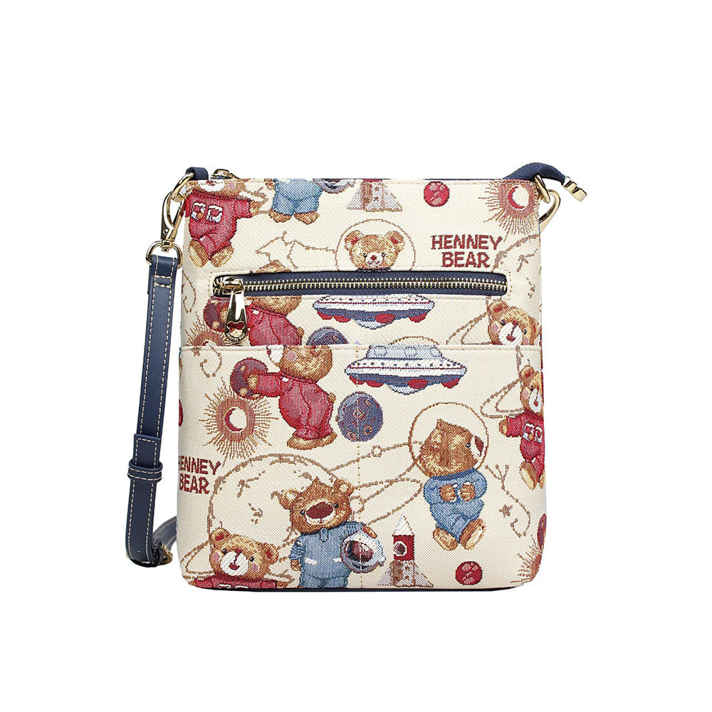 HENNEY BEAR Meta Bear Sling Bag with Detachable Strap
