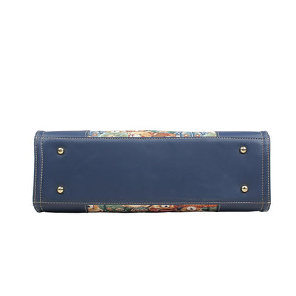 HENNEY BEAR Navy Blue Bear Handbag