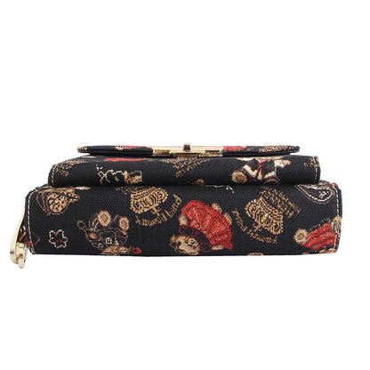 HENNEY BEAR Crown Bear Sling Bag with Detachable Strap