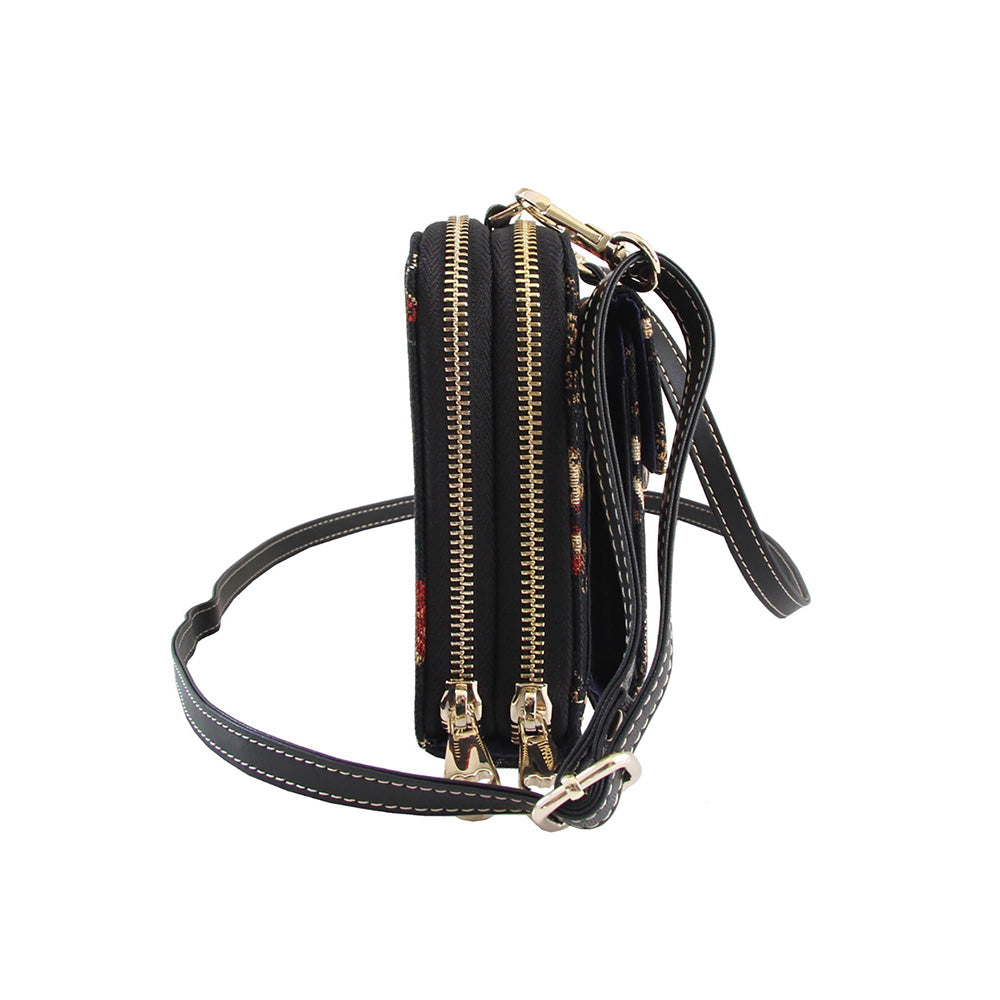 HENNEY BEAR Crown Bear Sling Bag with Detachable Strap
