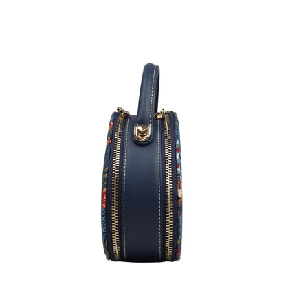 HENNEY BEAR Blue Hummingbird Sling Bag with Detachable Strap