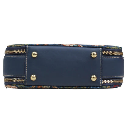 HENNEY BEAR Blue Hummingbird Sling Bag with Detachable Strap