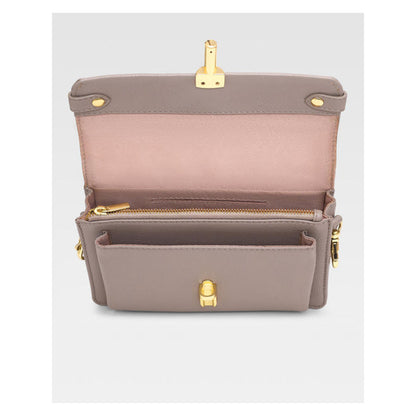 Hoche Paris Taupe Sac Lisse Sling Bag