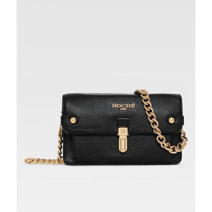 Hoche Paris Black Sac Lisse Sling Bag