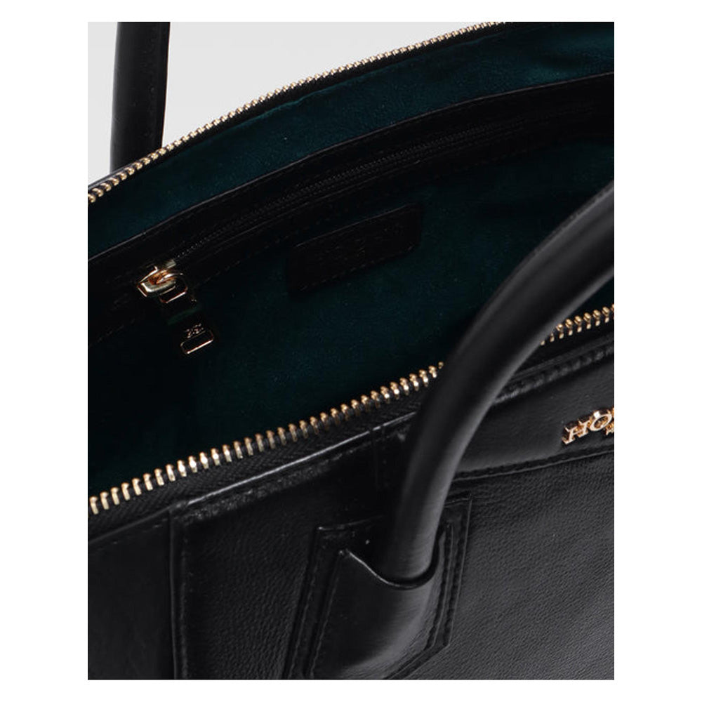 Hoche Paris Black Midi Sac De Bureau Black Satchel