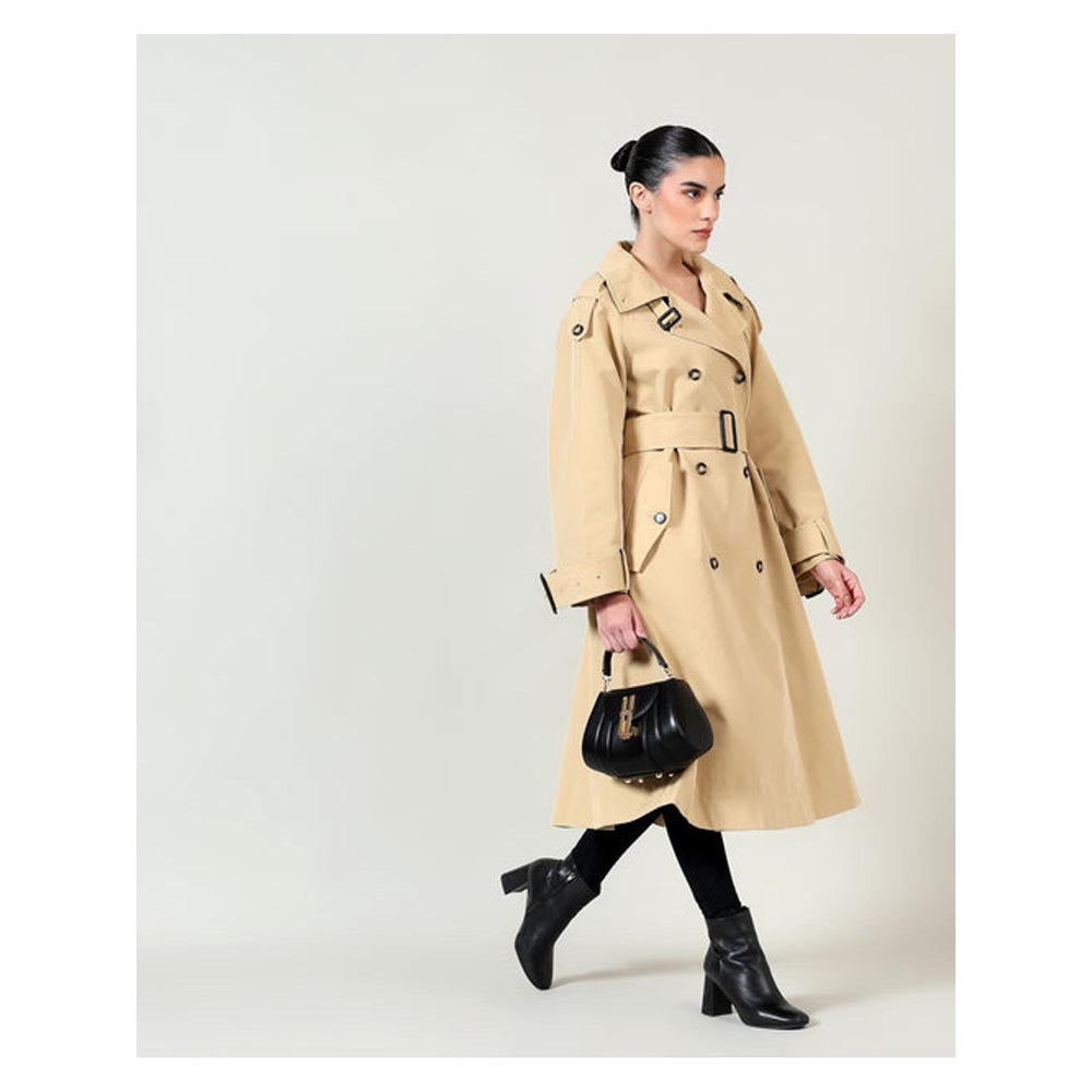 Hoche Paris Black Micro Brioche Top Black Hand Bag