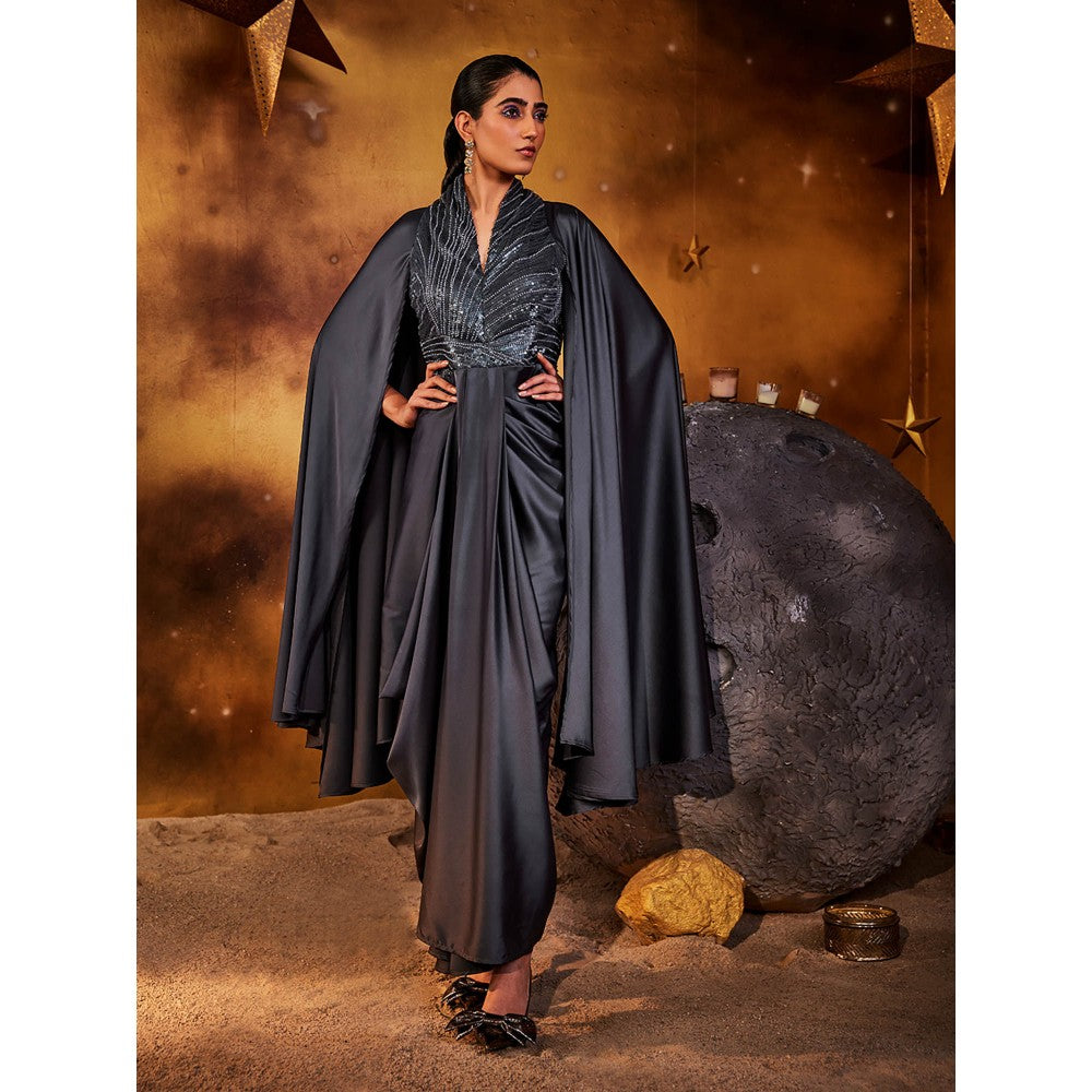 House of Fett Grey Moonlit Gown